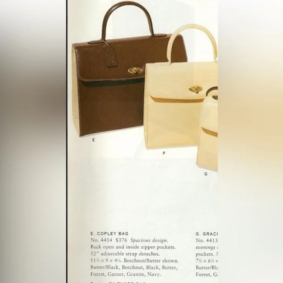 COACH Vintage Madison Collection Copley Handbag - Picture 15 of 15